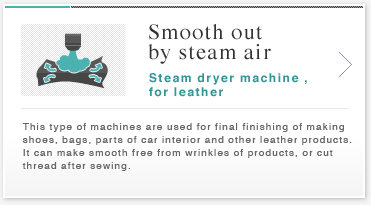 Smooth out by steam air
